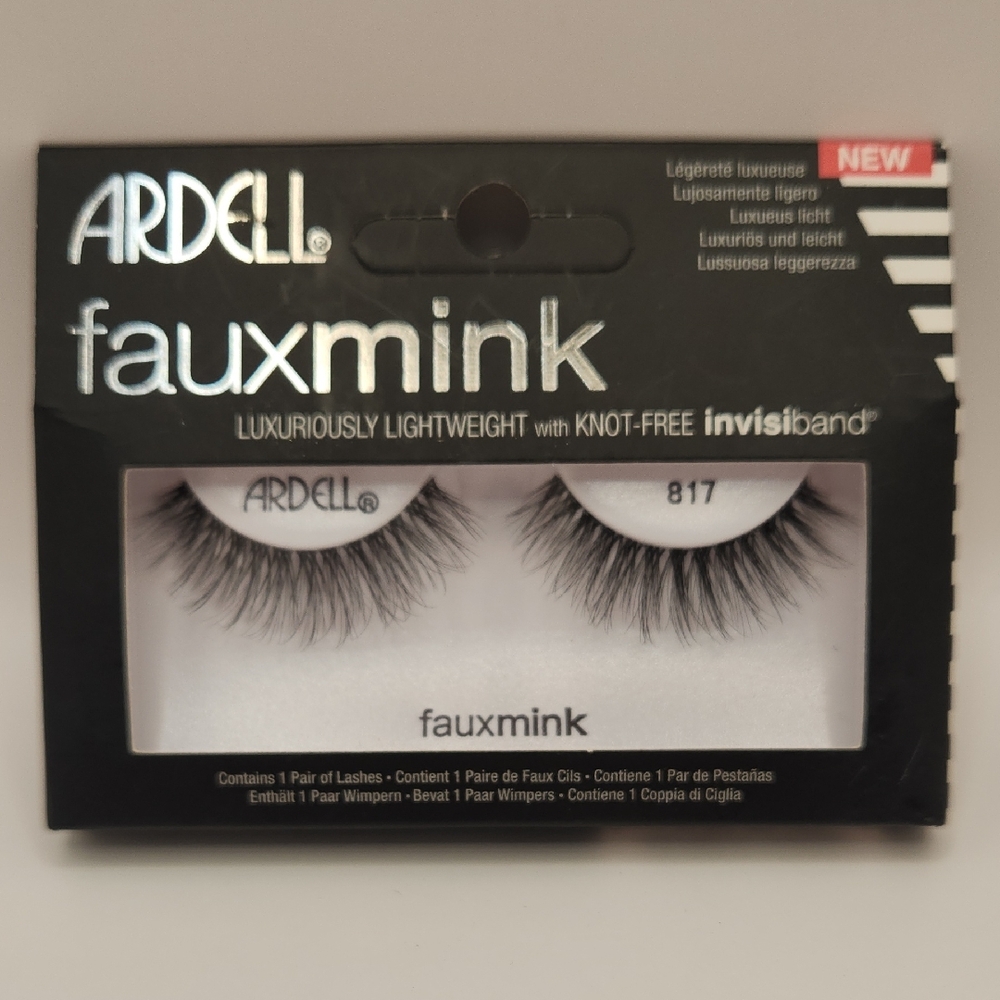 Ardell 817 FauxMink 1 Pair of Lashes NWT